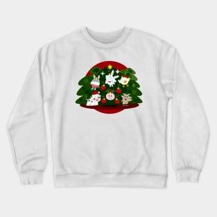 Árbol De Navidad En La Granja Crewneck Sweatshirt